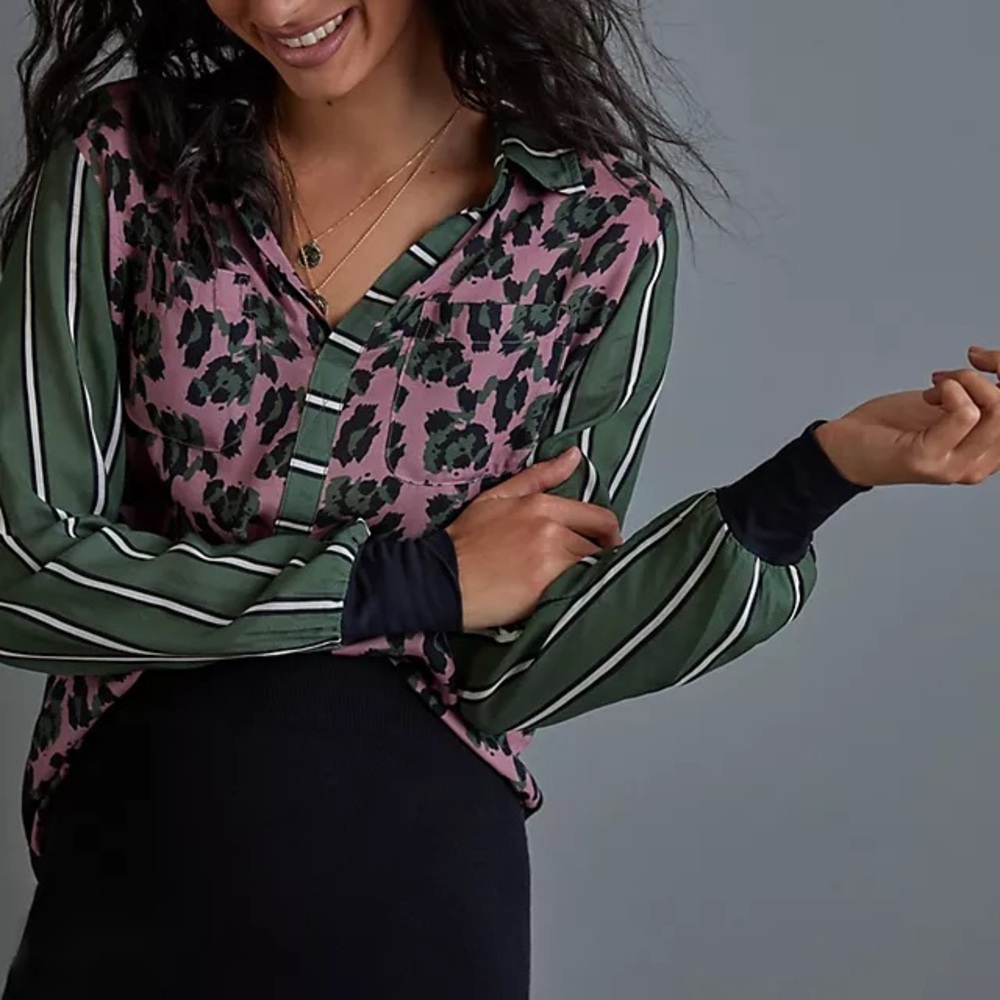 Anthropologie Dulcie Button Down